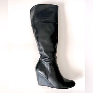 NINE WEST wedge boots- size 8